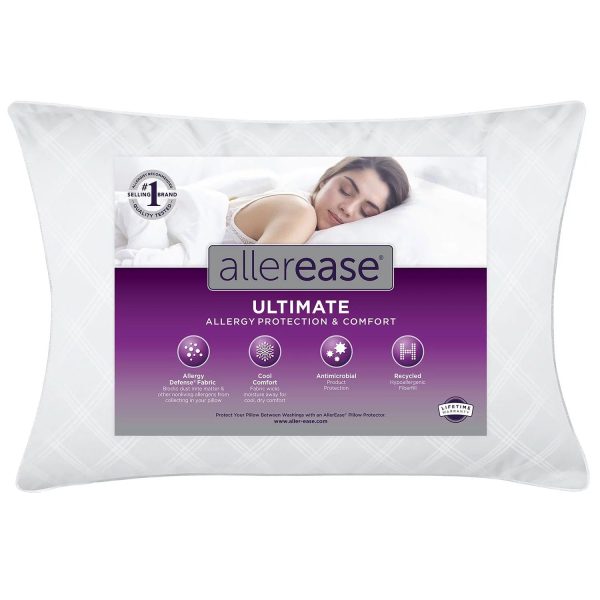 AllerEase Ultimate Protection and Comfort Down-Alternative Pillow, Assorted Sizes Online - Image 2